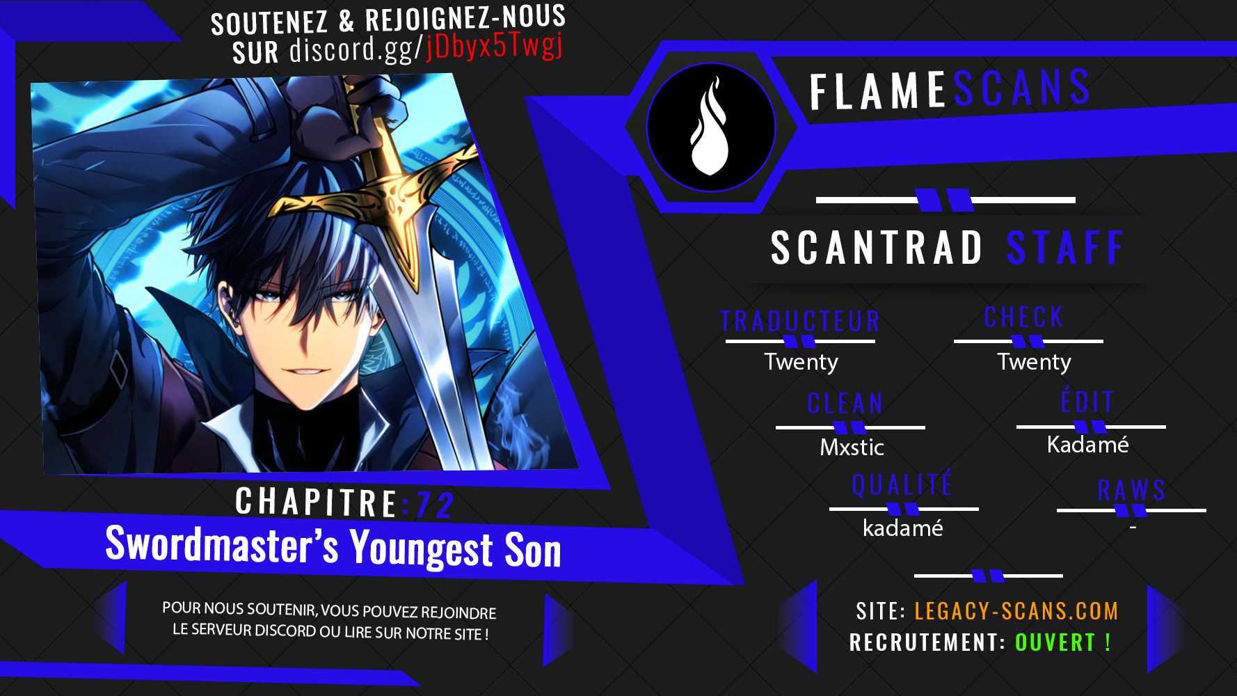 Read Swordmaster's Youngest Son FR Manga Online