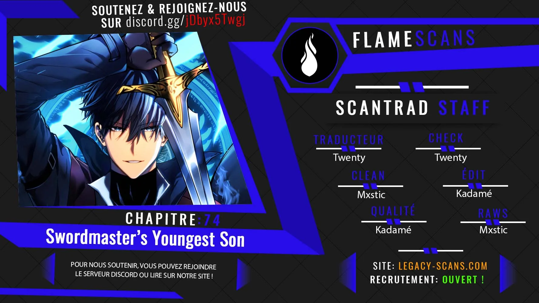 Read Swordmaster's Youngest Son FR Manga Online
