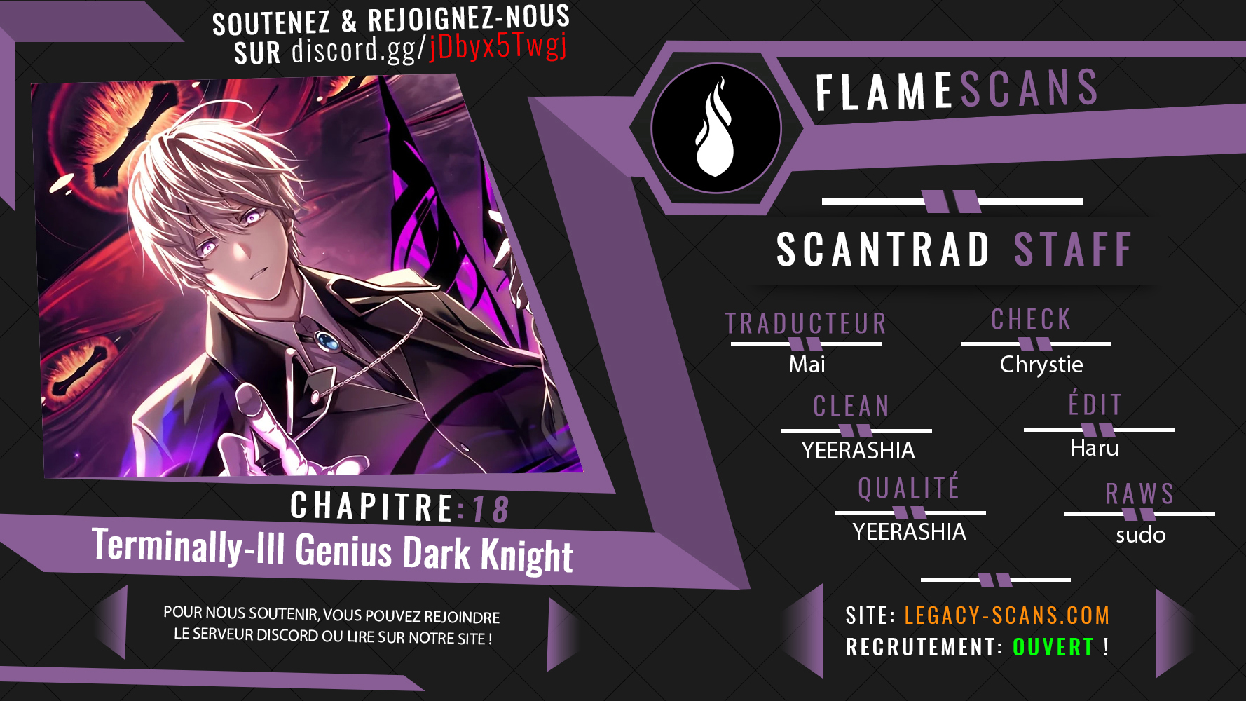 Read Terminally Ill Genius Dark Knight FR Manga Online