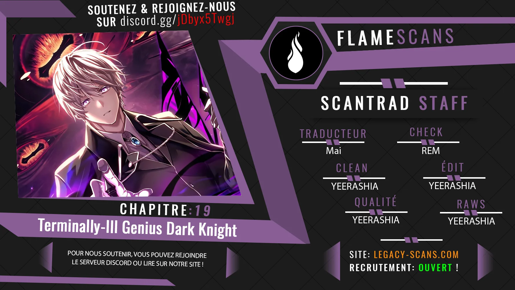Read Terminally Ill Genius Dark Knight FR Manga Online
