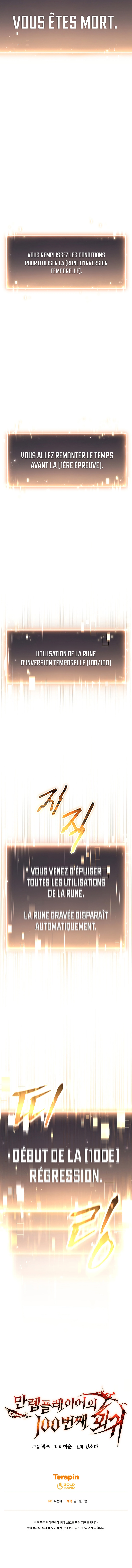 Read The 100th Regression of the Max Level Player FR Manga Online