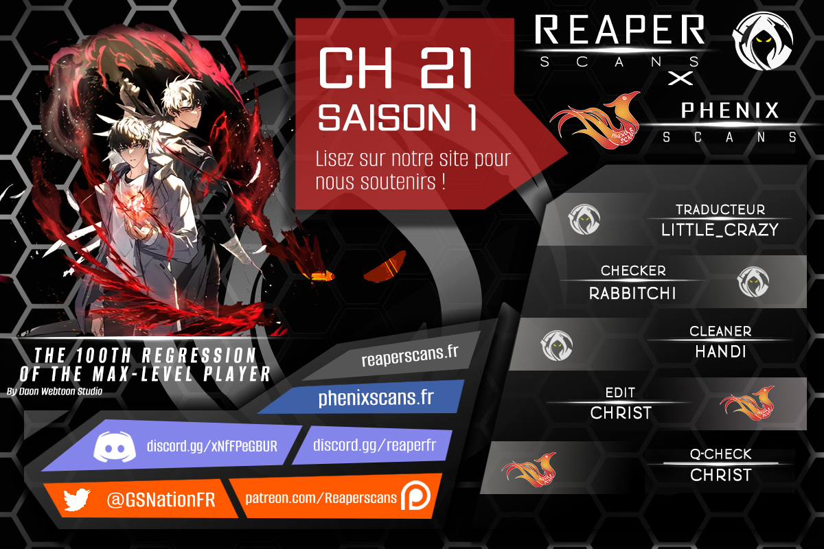 Read The 100th Regression of the Max Level Player FR Manga Online