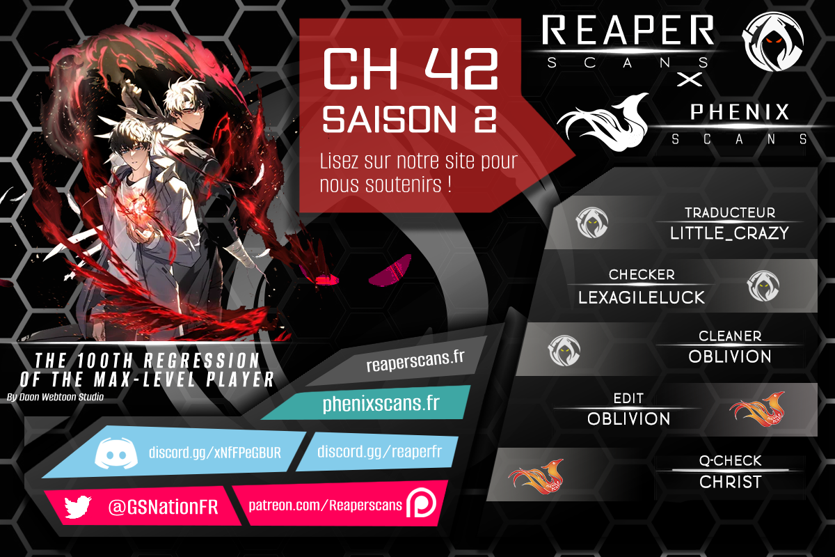 Read The 100th Regression of the Max Level Player FR Manga Online