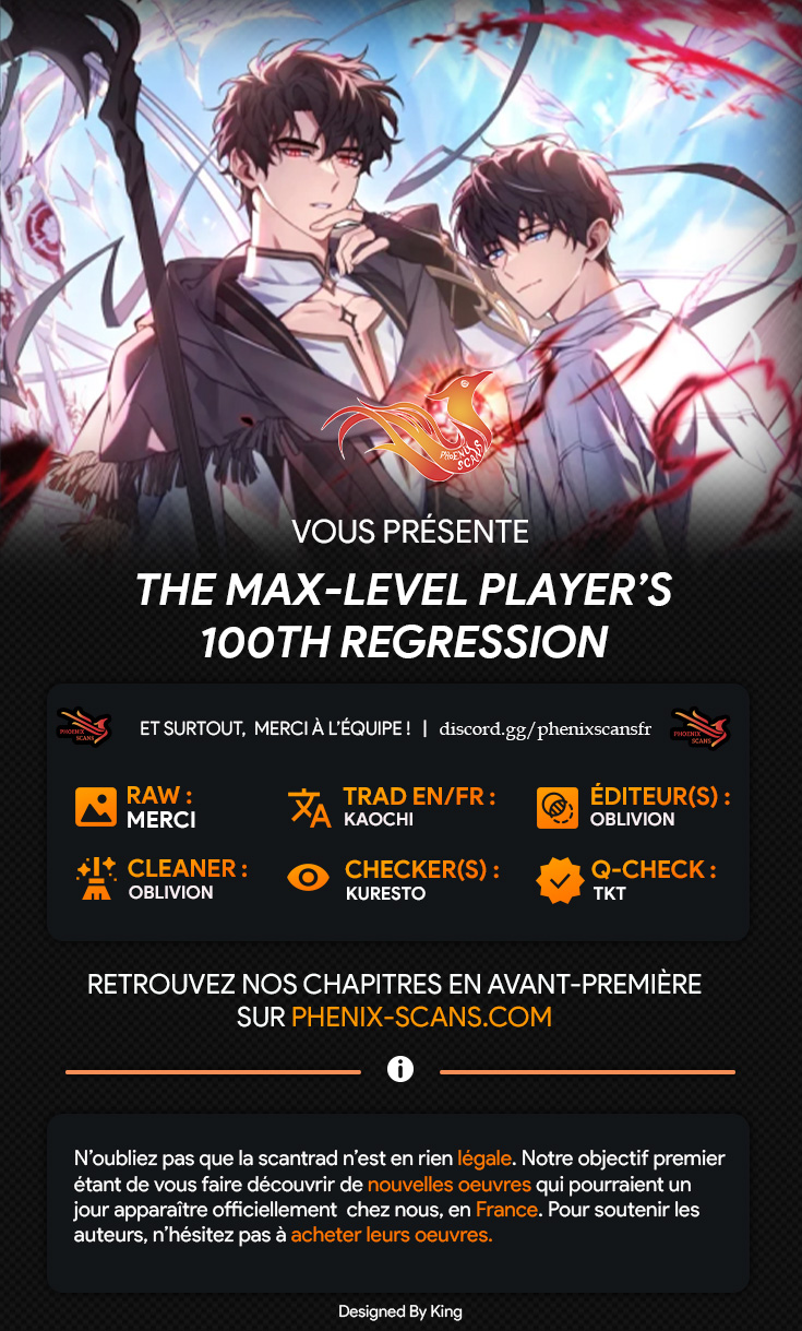 Read The 100th Regression of the Max Level Player FR Manga Online
