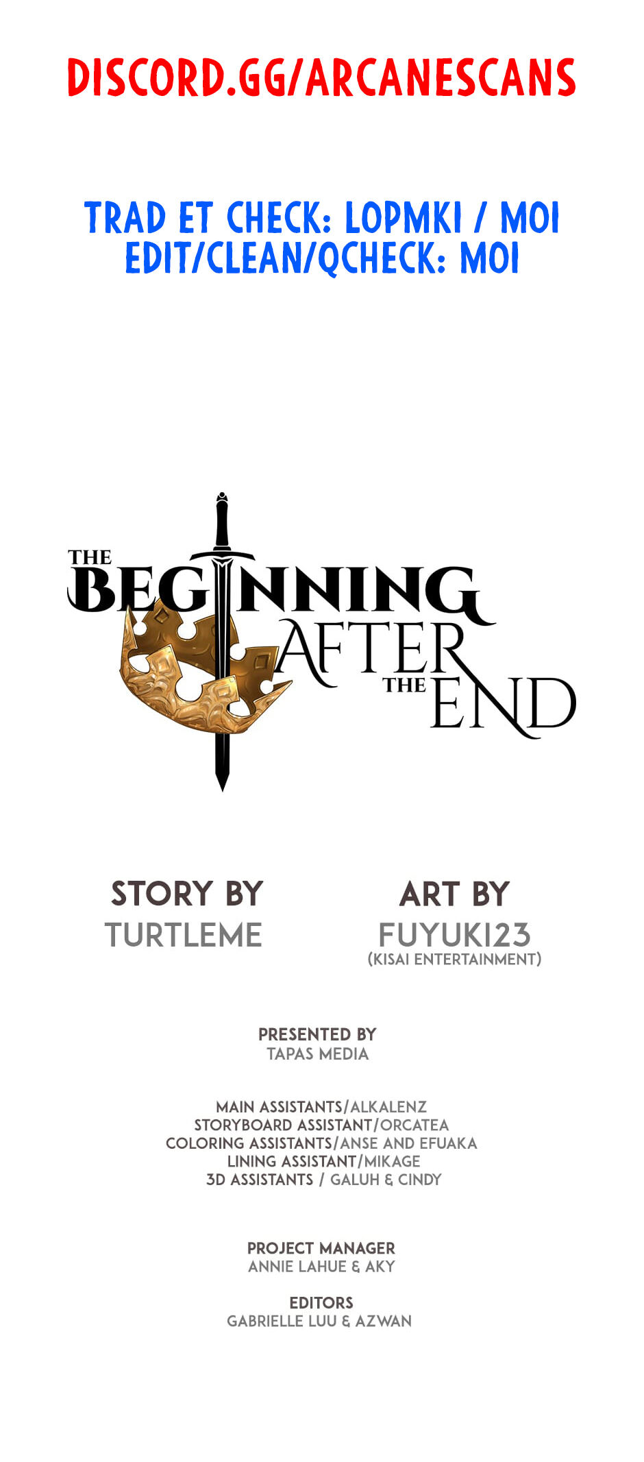 Read The Beginning After the End FR Manga Online