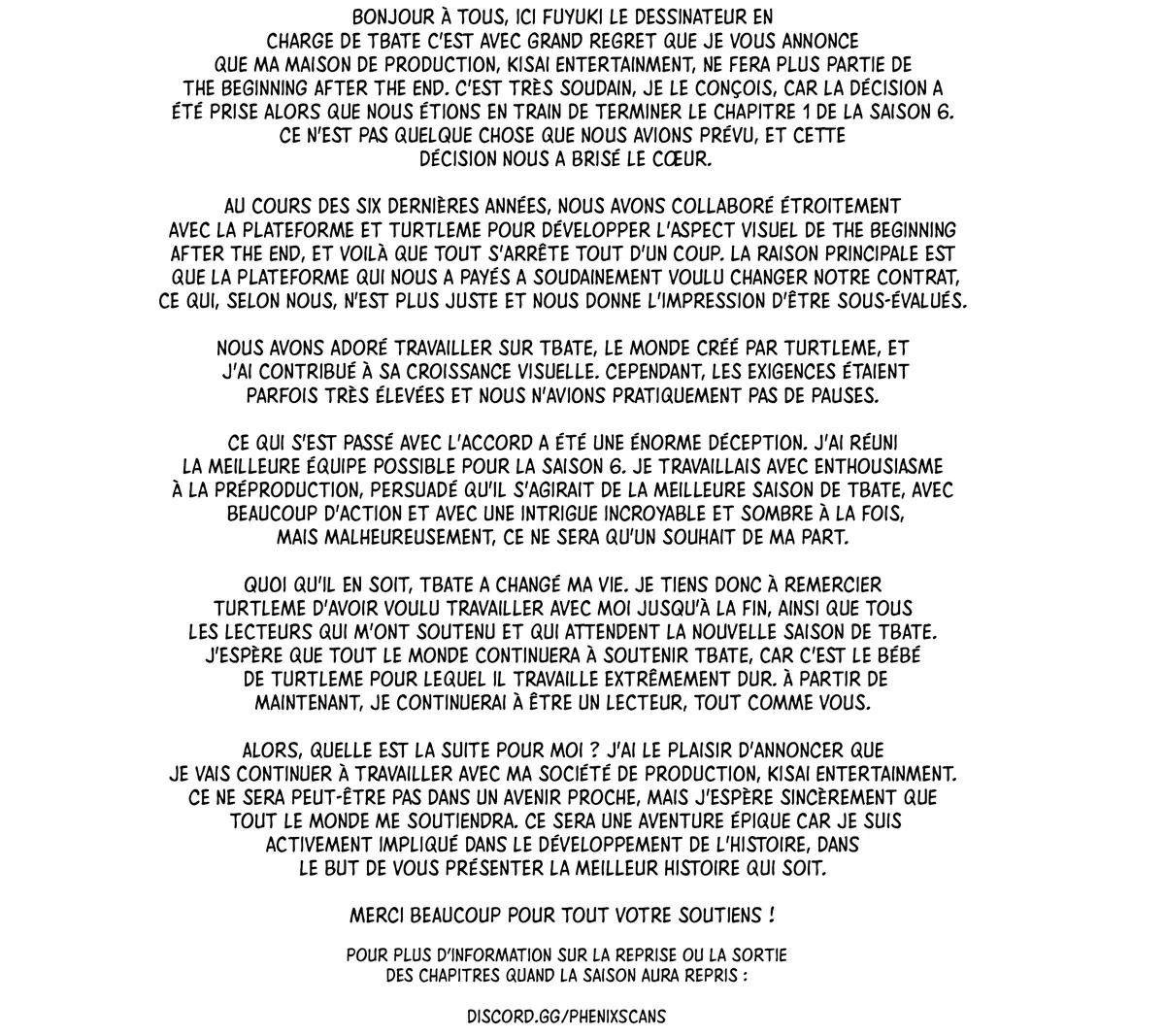 Read The Beginning After the End FR Manga Online