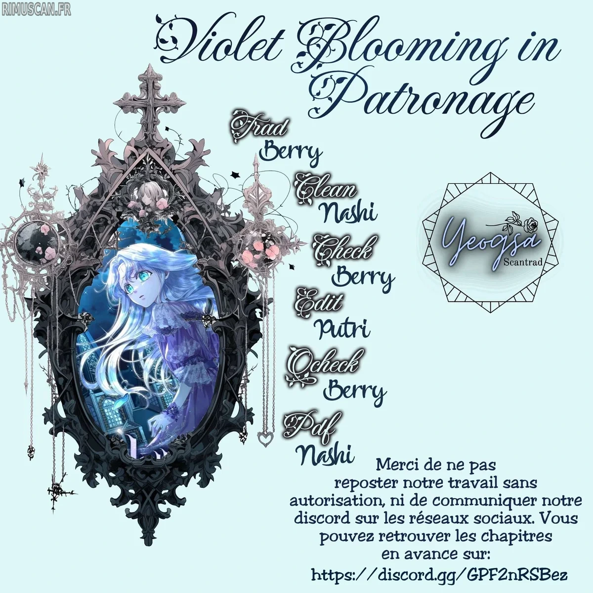 Read The Blooming Violet in the Back Garden FR Manga Online