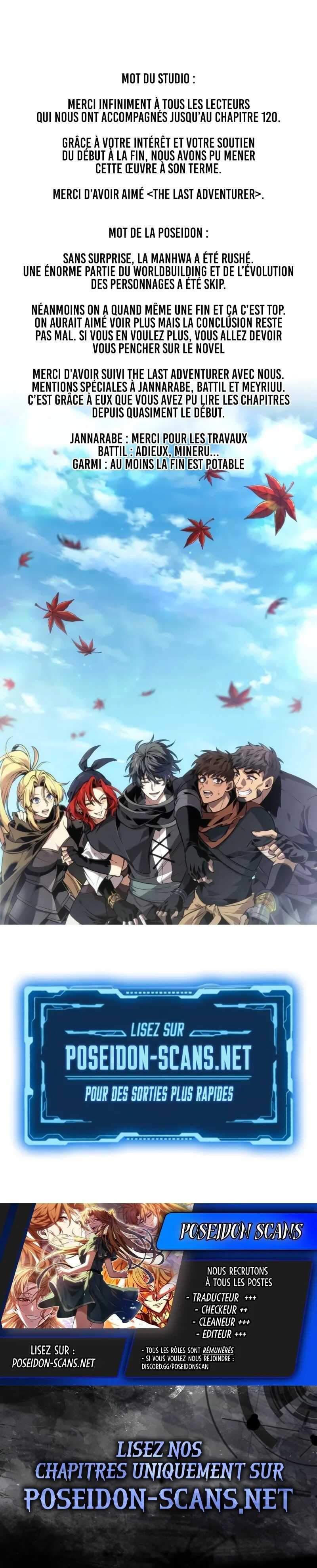 Read The Last Adventurer FR Manga Online
