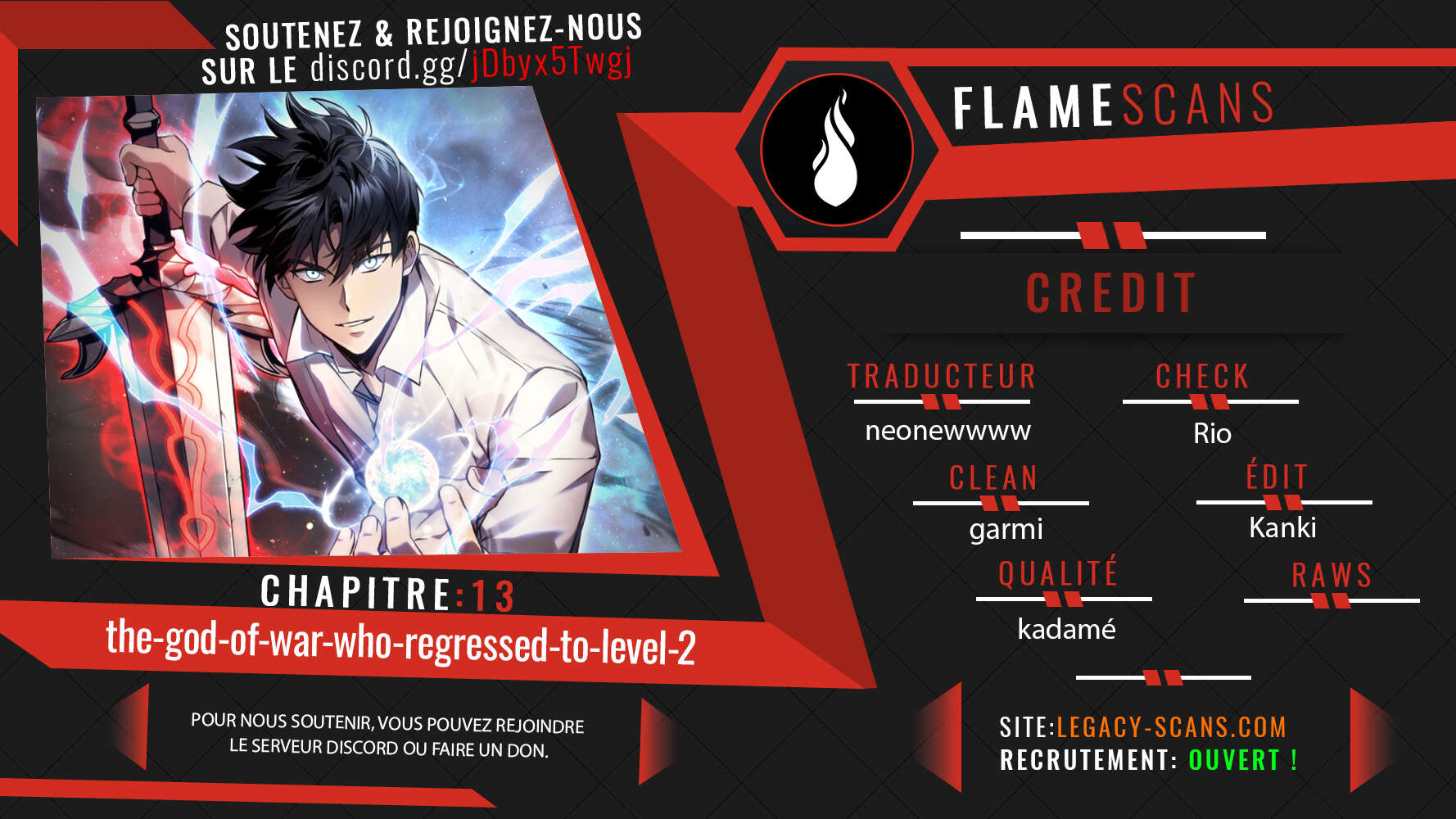 Read The Martial God Who Regressed Back to Level 2 FR Manga Online
