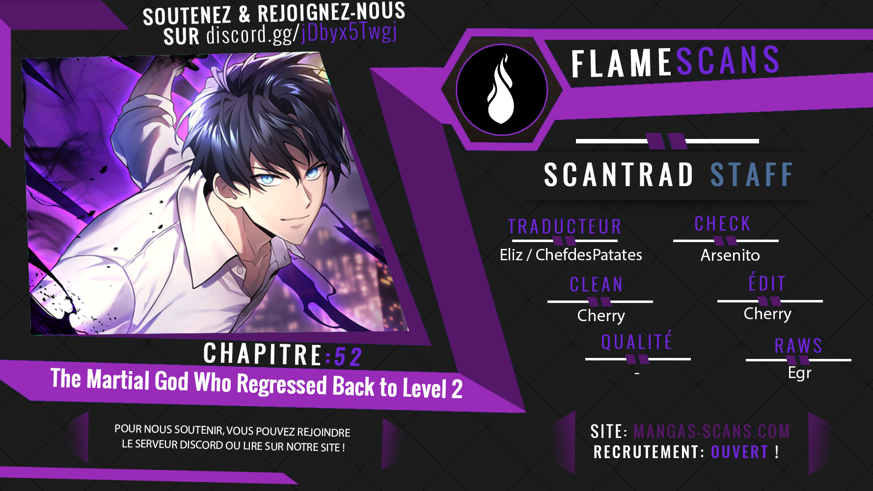 Read The Martial God Who Regressed Back to Level 2 FR Manga Online