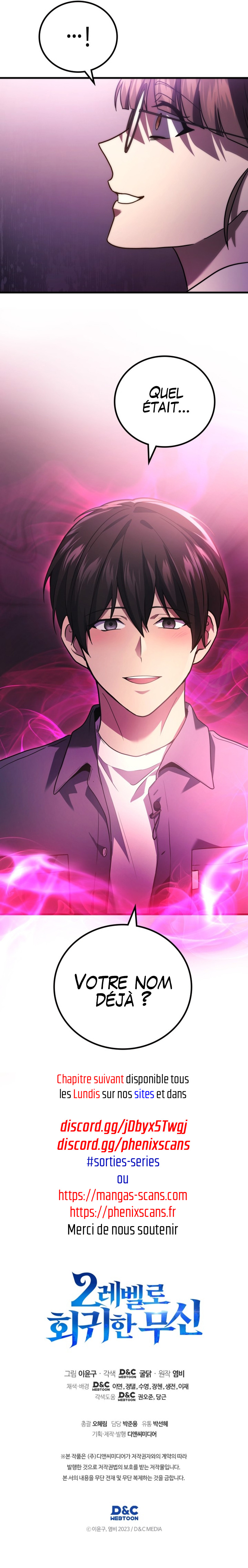 Read The Martial God Who Regressed Back to Level 2 FR Manga Online
