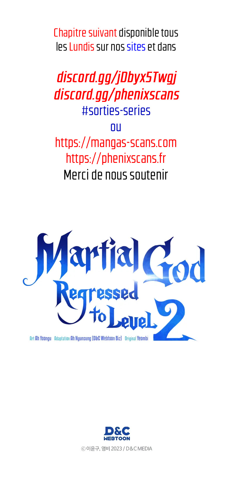 Read The Martial God Who Regressed Back to Level 2 FR Manga Online