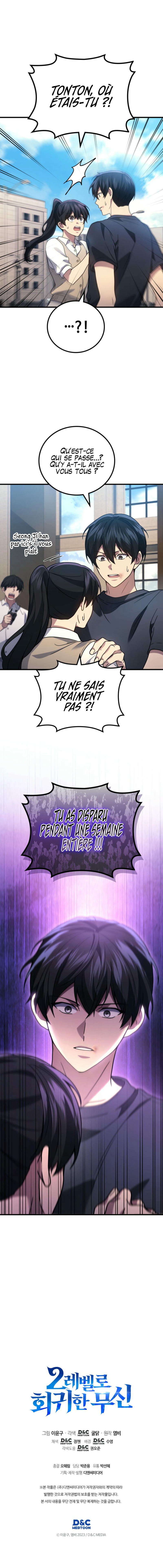 Read The Martial God Who Regressed Back to Level 2 FR Manga Online