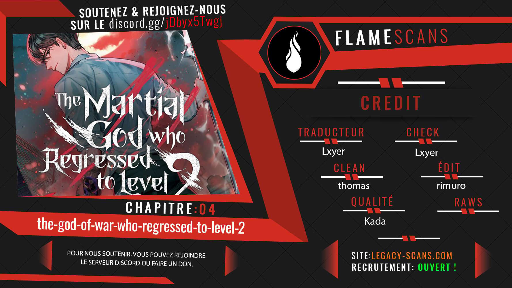 Read The Martial God who Regressed to Level 2 FR Manga Online