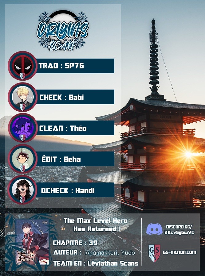 Read The Max Level Hero Has Returned FR Manga Online