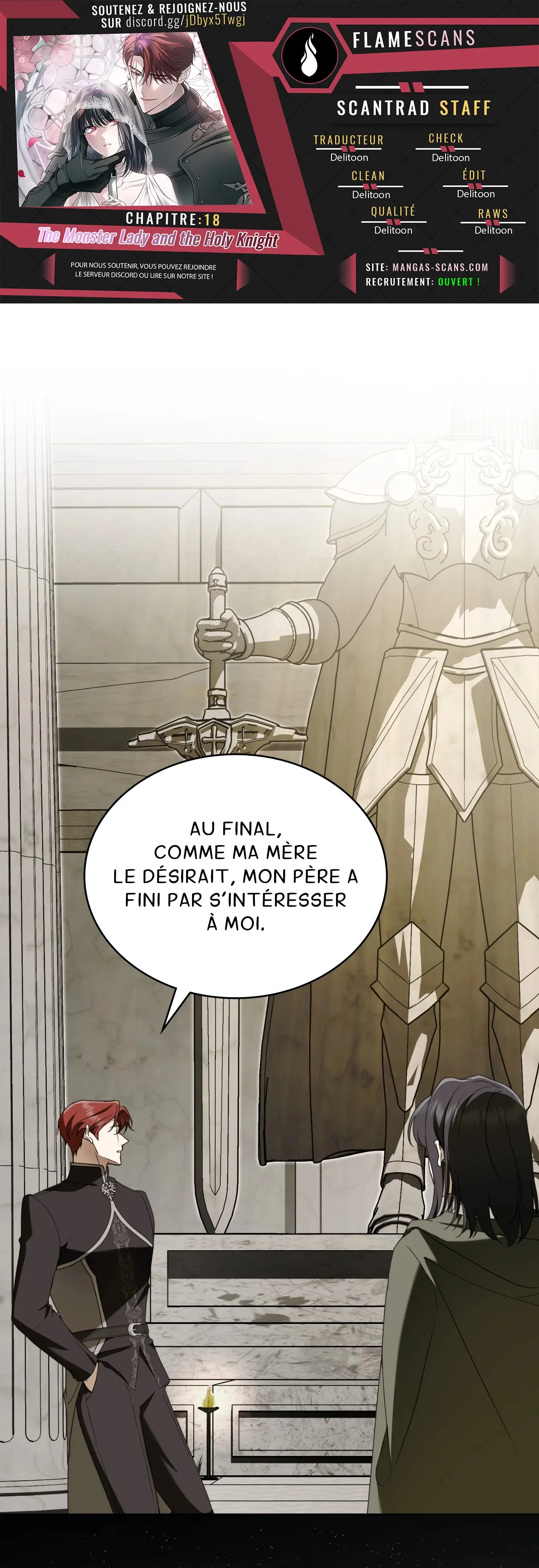 Read The Monster Lady and the Holy Knight FR Manga Online