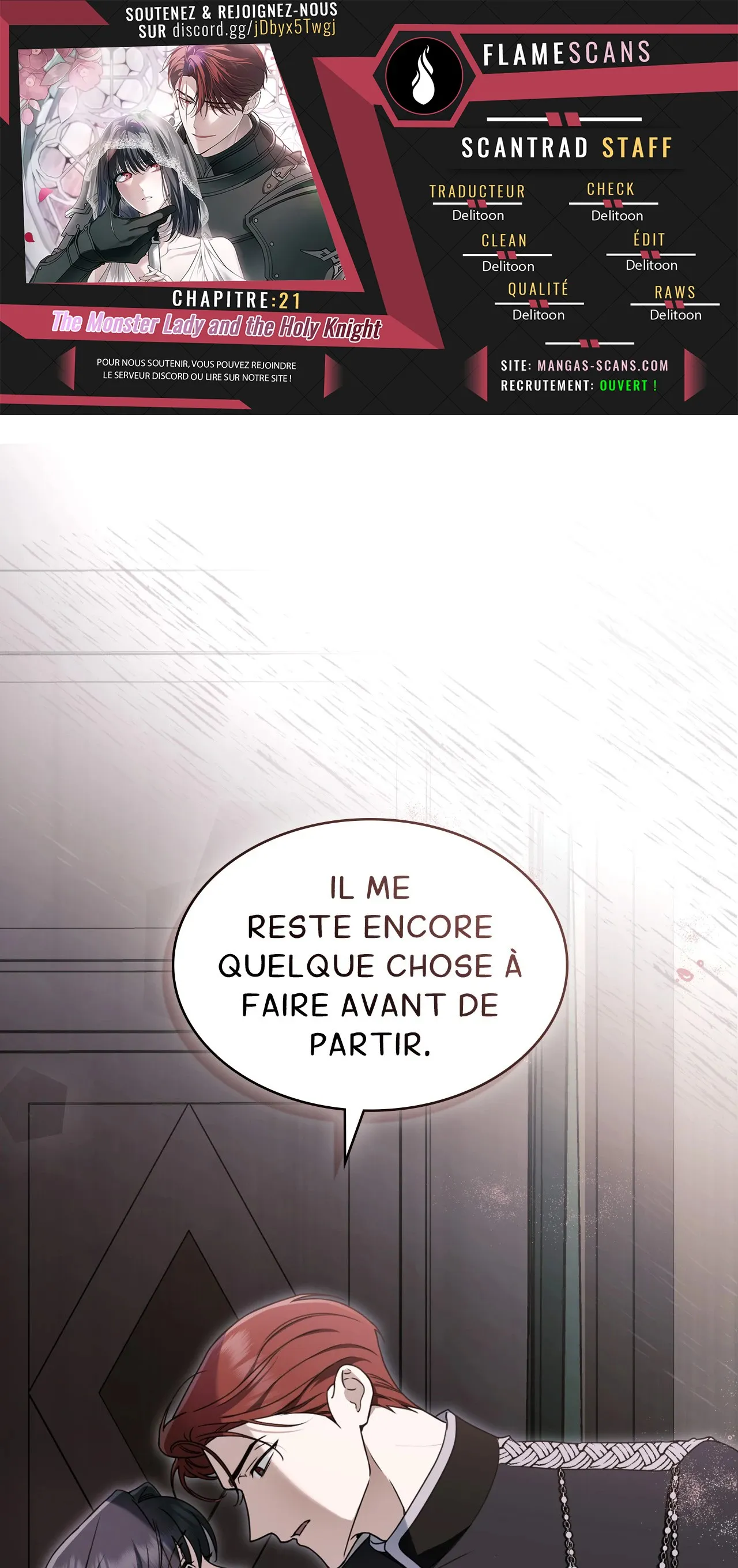 Read The Monster Lady and the Holy Knight FR Manga Online