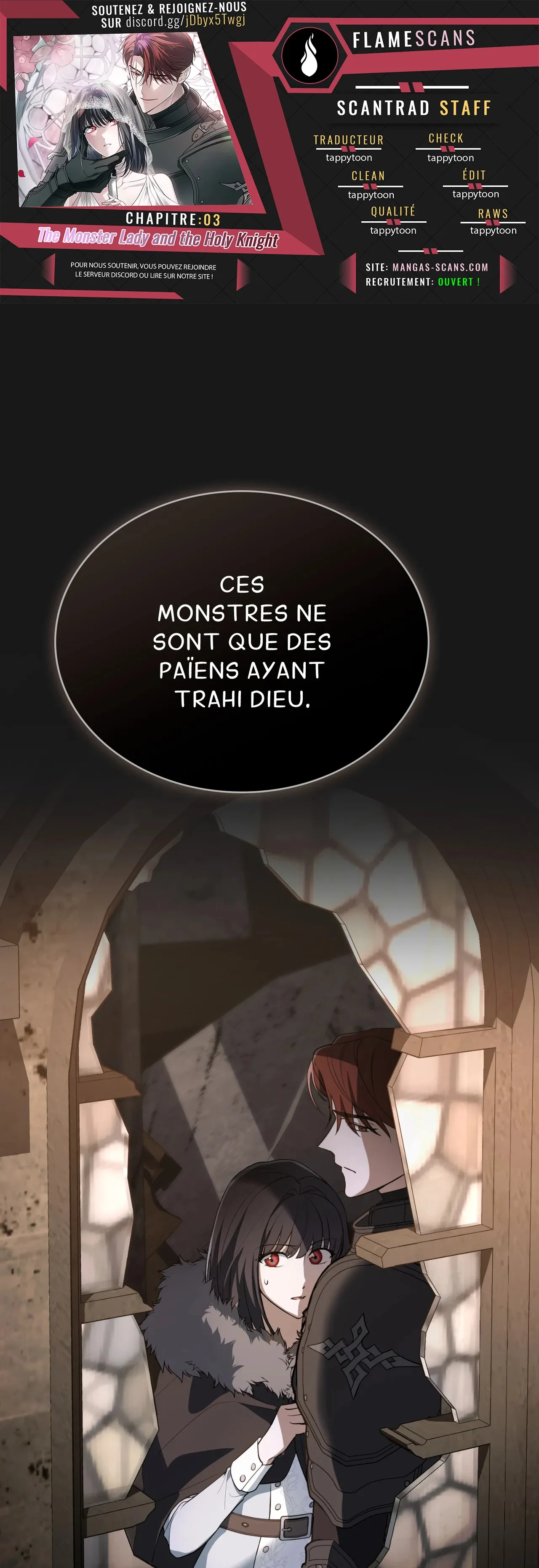Read The Monster Lady and the Holy Knight FR Manga Online