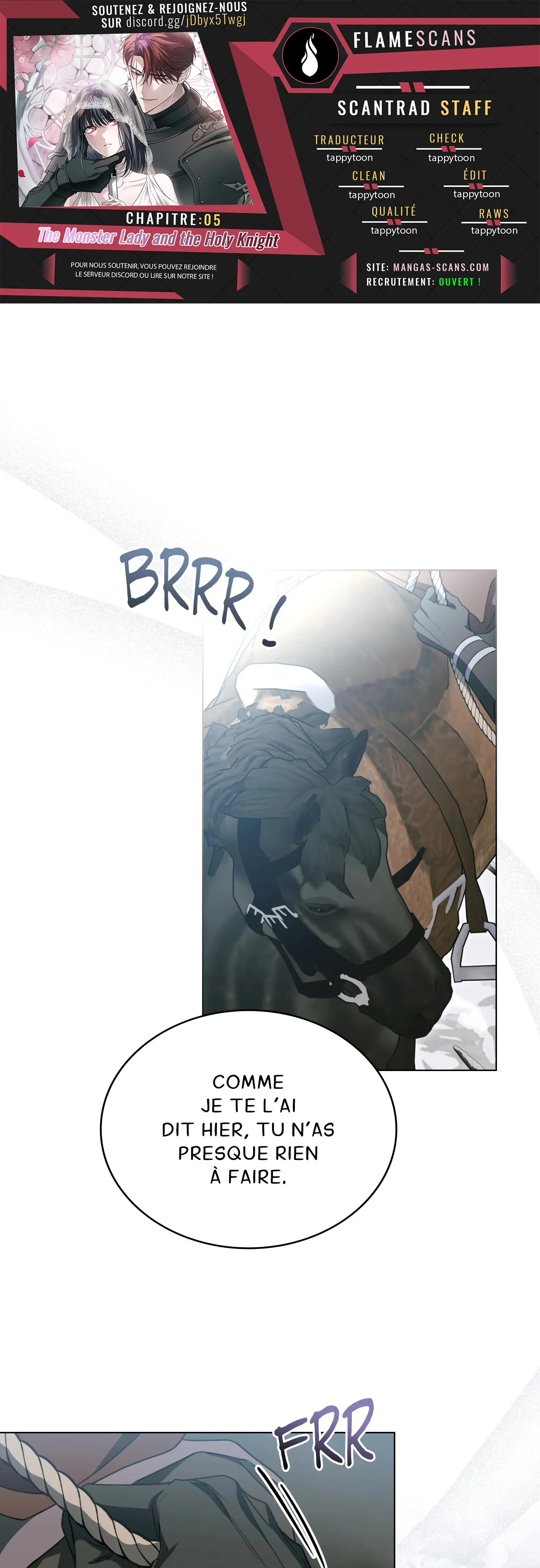 Read The Monster Lady and the Holy Knight FR Manga Online