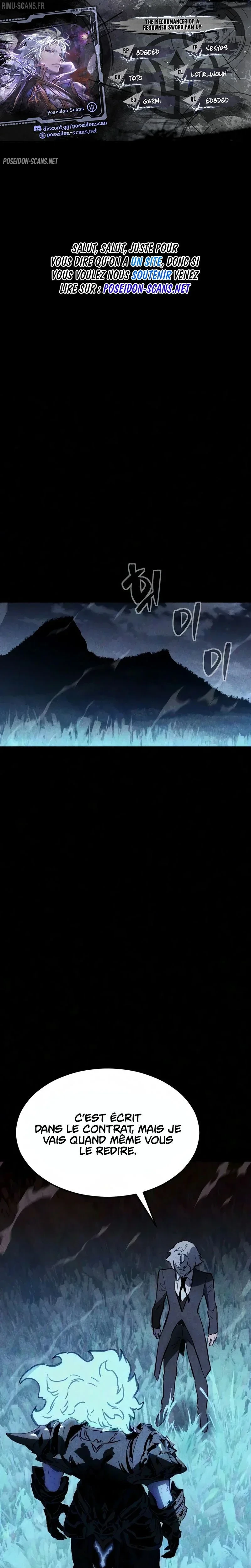 Read The Necromancer of a Renowned Sword Family FR Manga Online