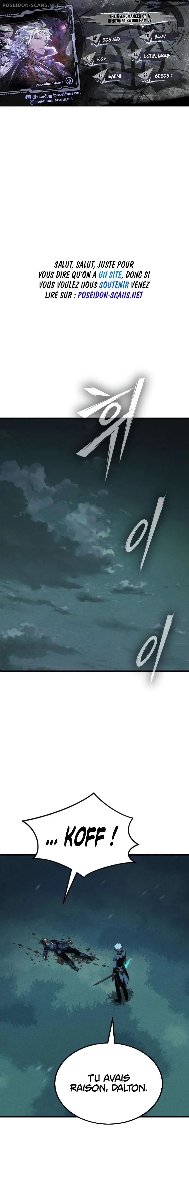 Read The Necromancer of a Renowned Sword Family FR Manga Online
