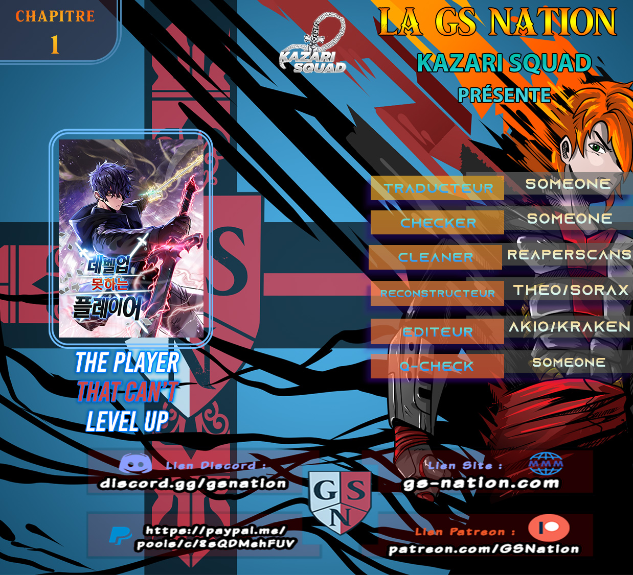 Read The Player that can’t Level Up FR Manga Online