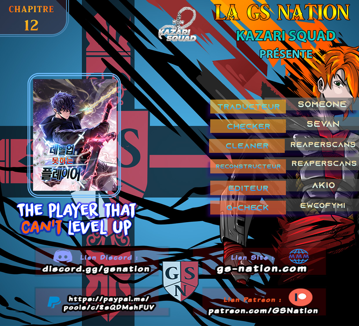 Read The Player that can’t Level Up FR Manga Online