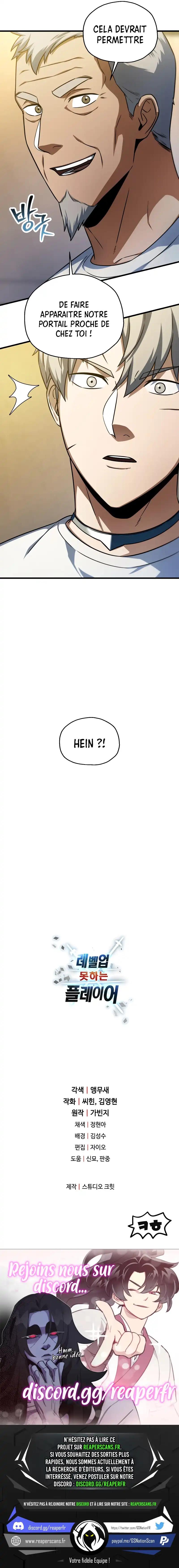 Read The Player that can’t Level Up FR Manga Online