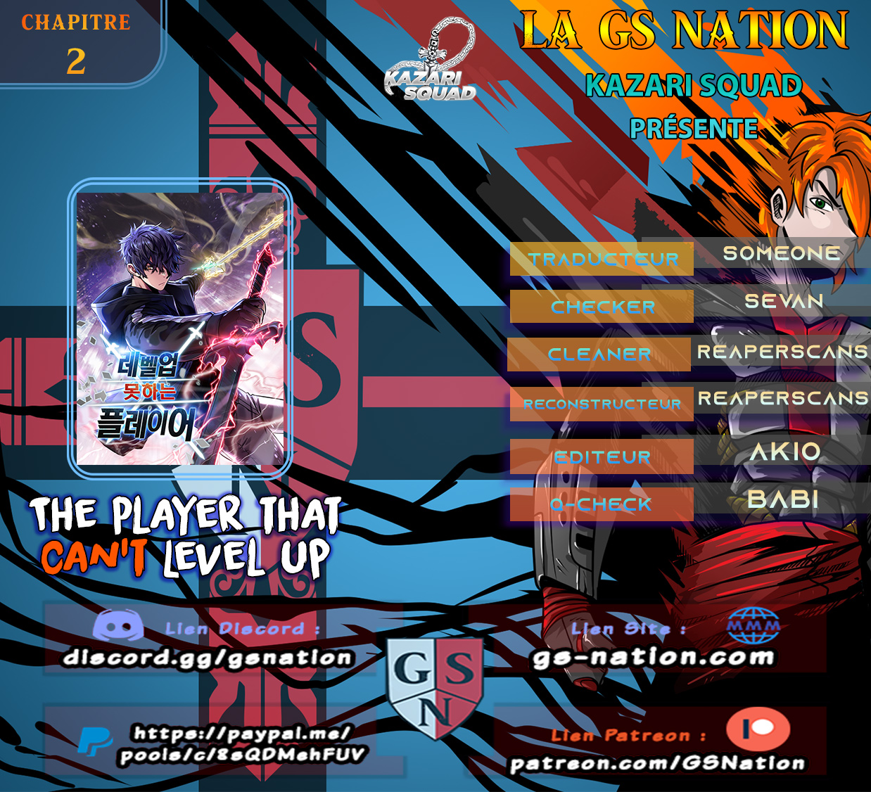 Read The Player that can’t Level Up FR Manga Online