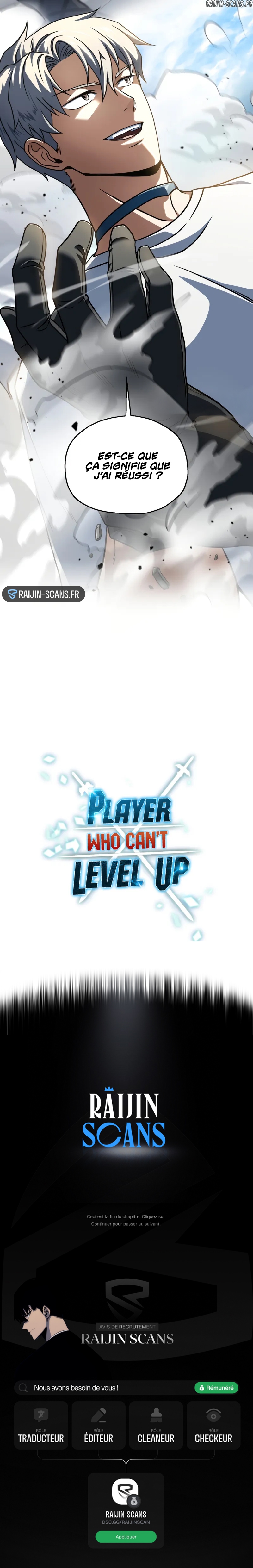 Read The Player that can’t Level Up FR Manga Online