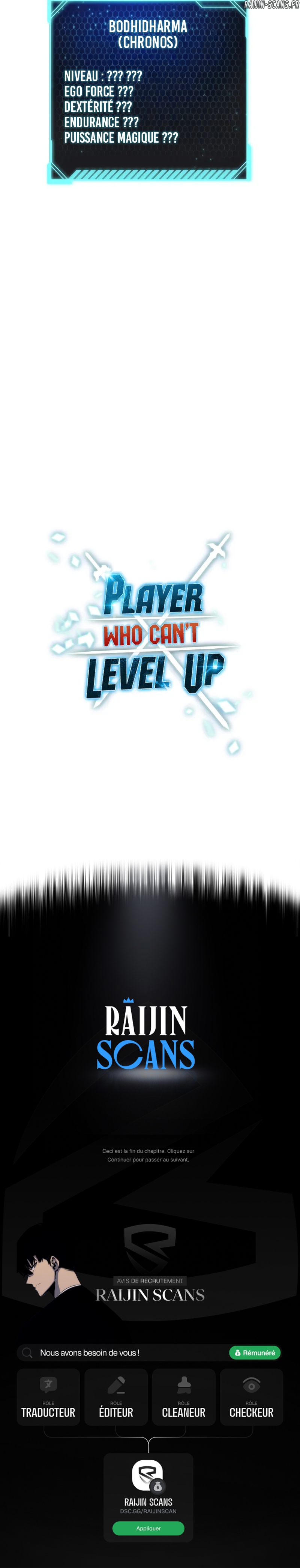Read The Player that can’t Level Up FR Manga Online