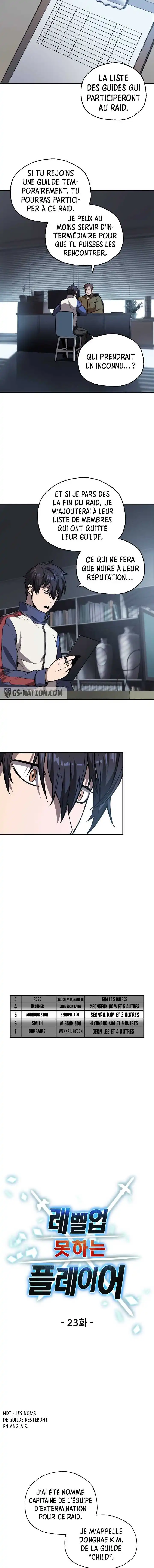 Read The Player that can’t Level Up FR Manga Online