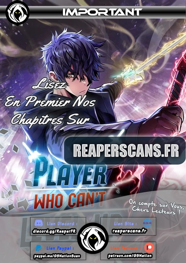 Read The Player that can’t Level Up FR Manga Online