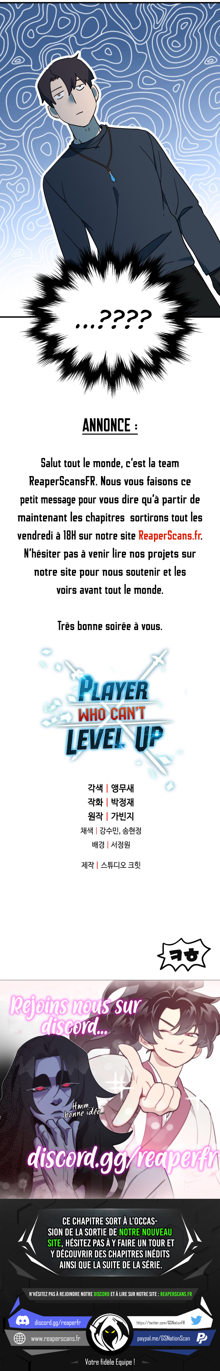 Read The Player that can’t Level Up FR Manga Online