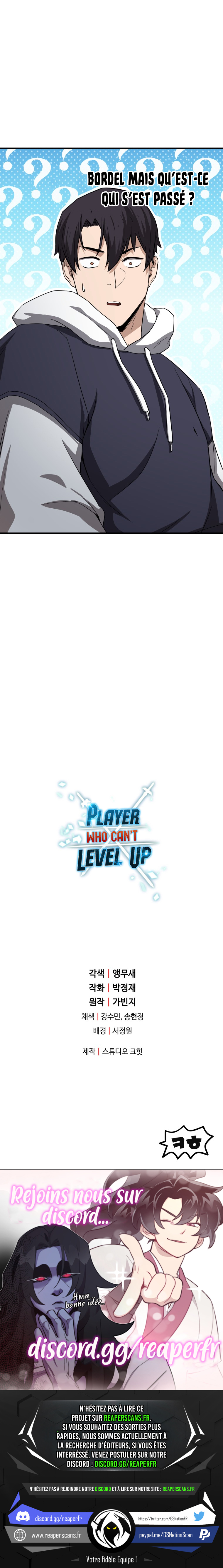 Read The Player that can’t Level Up FR Manga Online