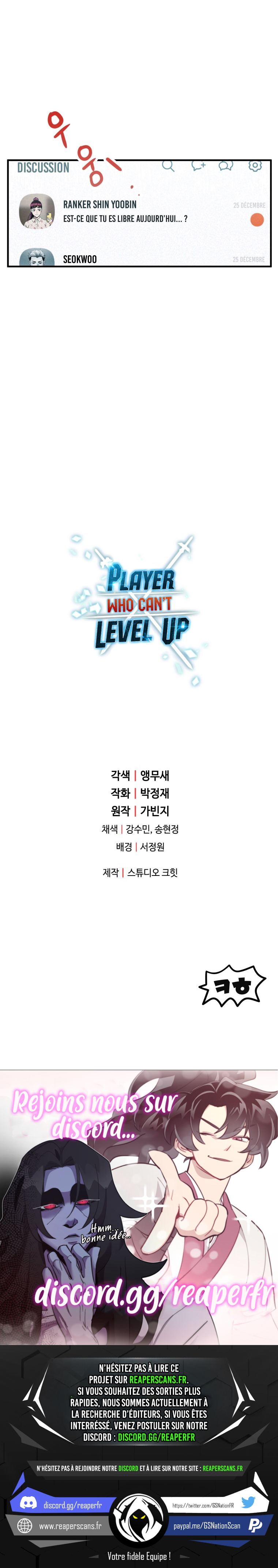 Read The Player that can’t Level Up FR Manga Online
