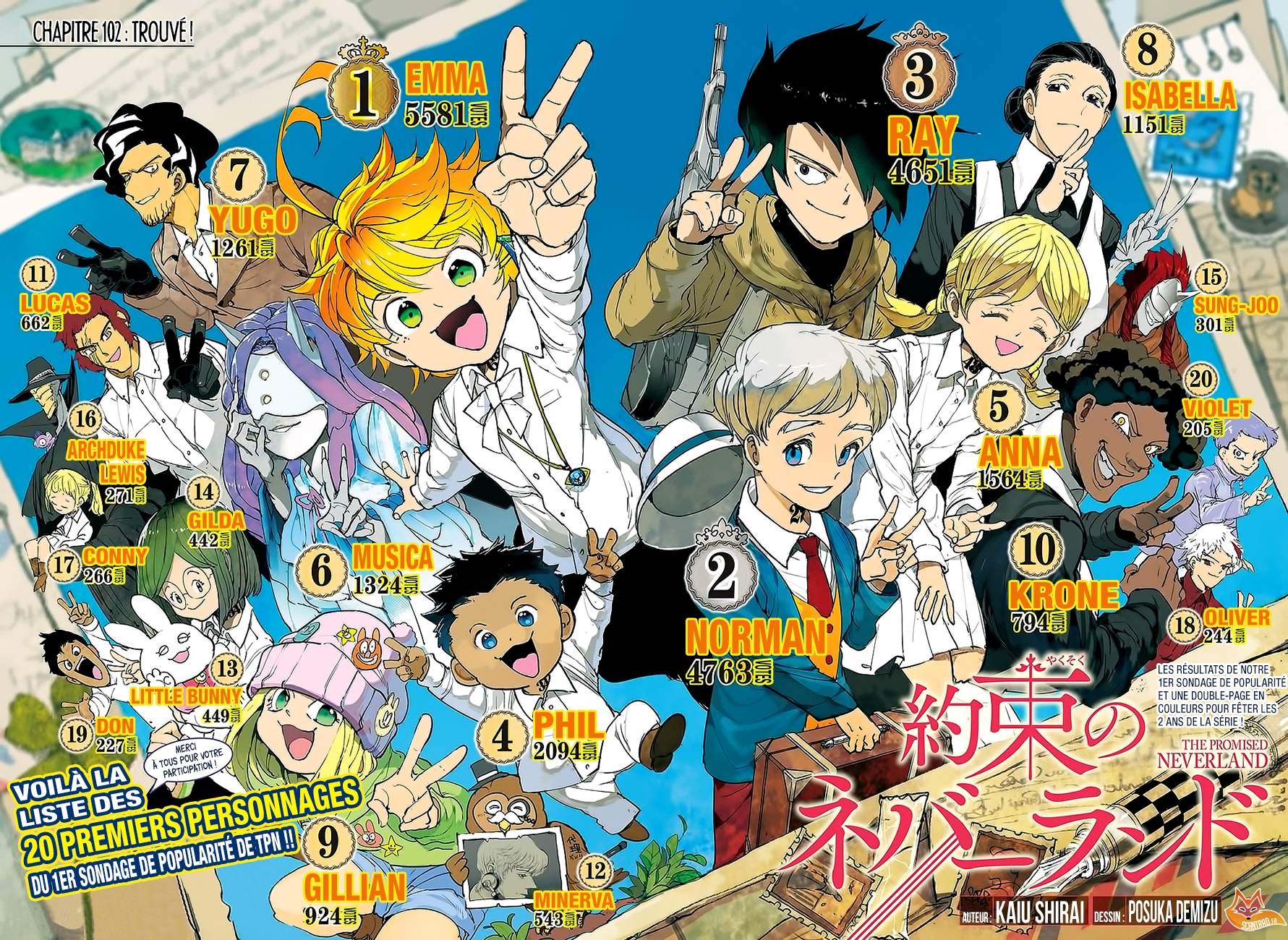 Read The Promised Neverland FR Manga Online