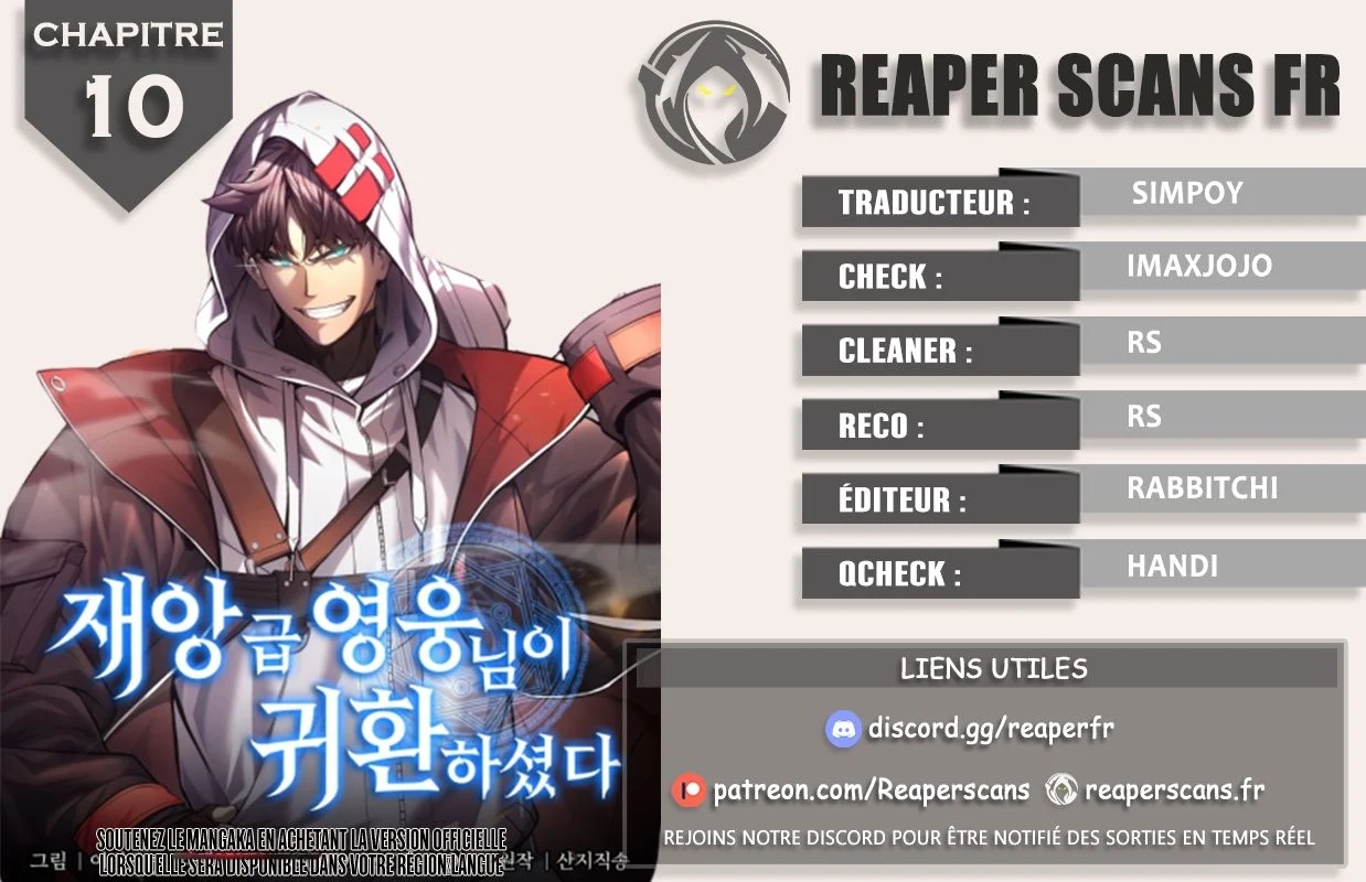 Read The Return of the Disaster Class Hero FR Manga Online