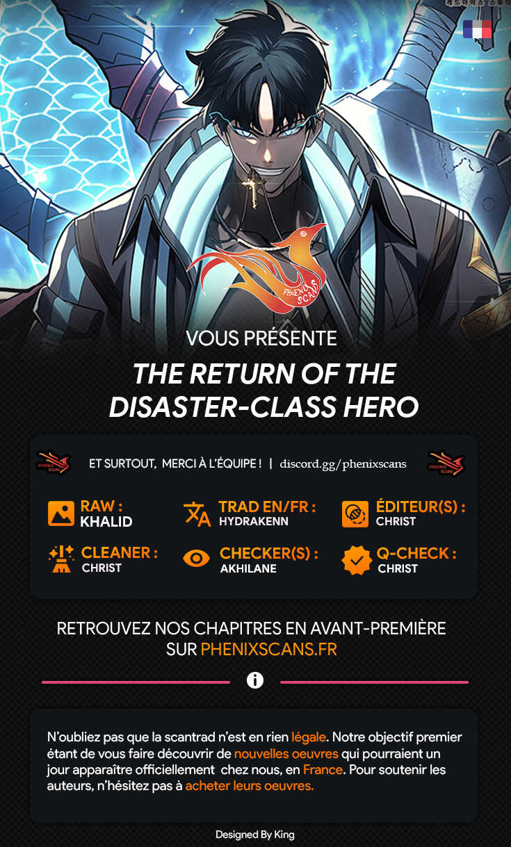 Read The Return of the Disaster Class Hero FR Manga Online