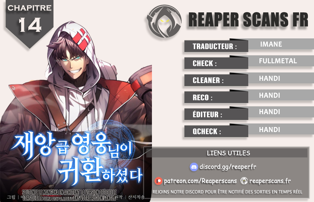 Read The Return of the Disaster Class Hero FR Manga Online