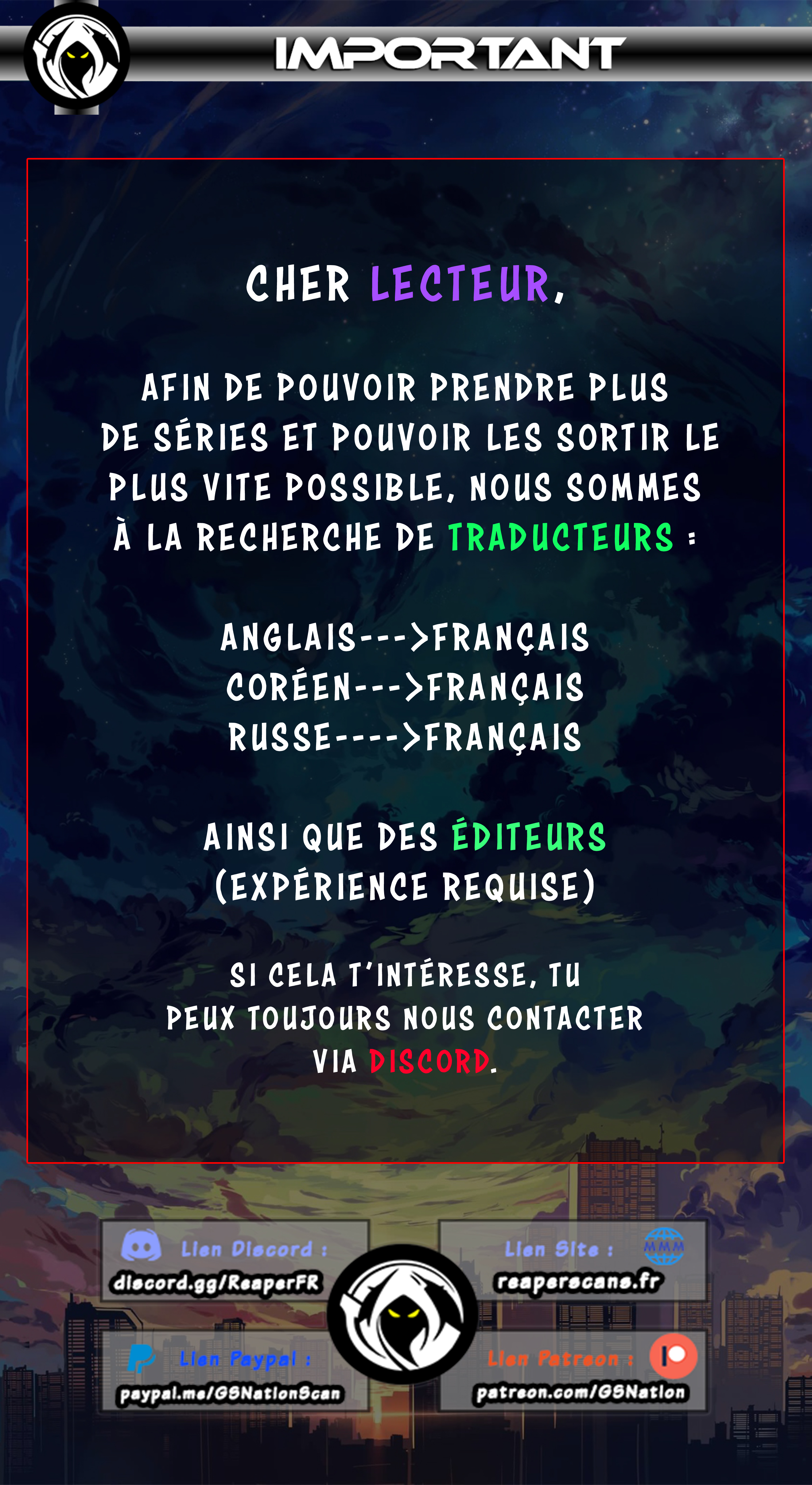 Read The Return of the Disaster Class Hero FR Manga Online