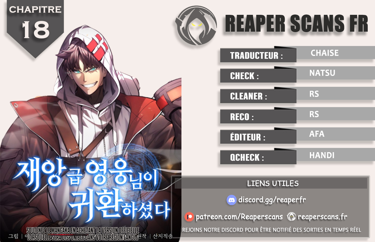 Read The Return of the Disaster Class Hero FR Manga Online