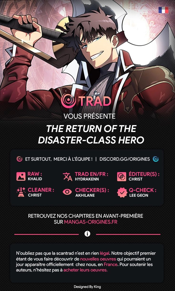 Read The Return of the Disaster Class Hero FR Manga Online