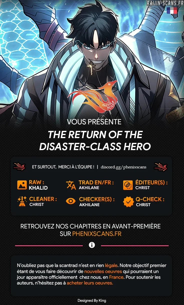 Read The Return of the Disaster Class Hero FR Manga Online