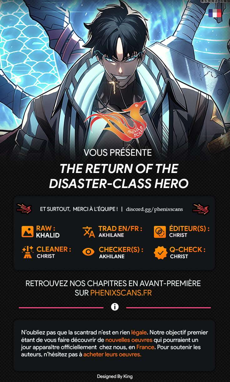 Read The Return of the Disaster Class Hero FR Manga Online