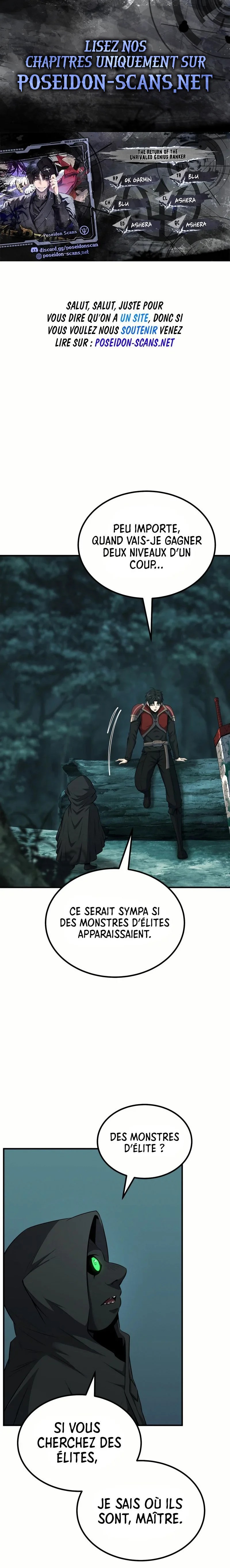 Read The Return of the Unrivaled Genius Ranker FR Manga Online