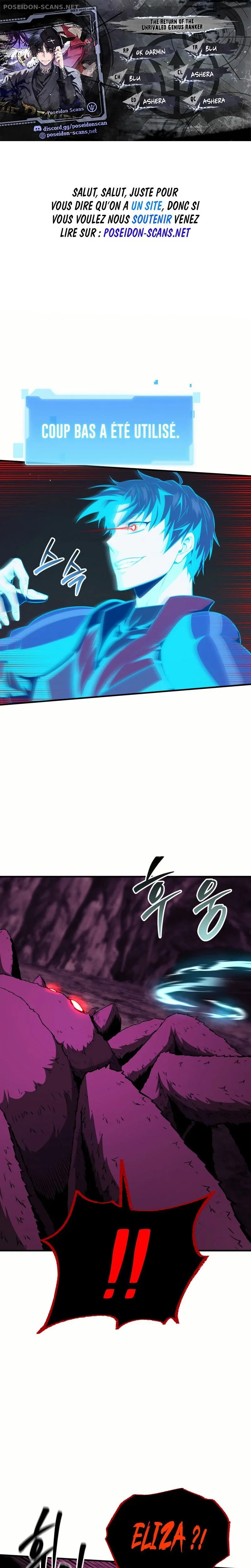 Read The Return of the Unrivaled Genius Ranker FR Manga Online