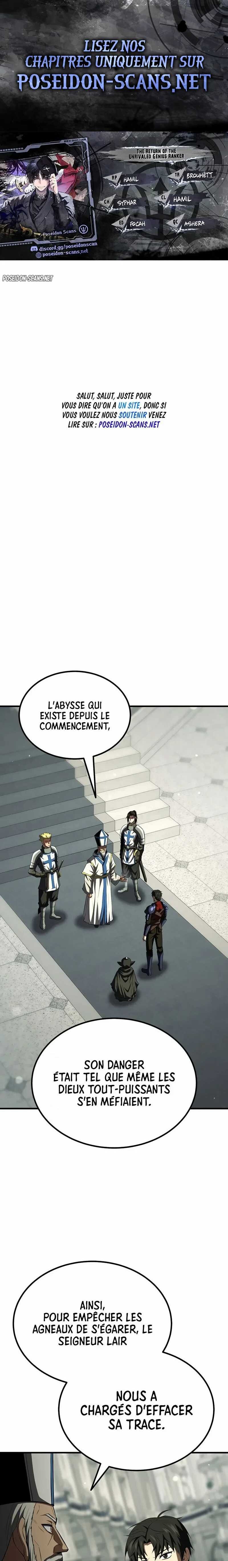 Read The Return of the Unrivaled Genius Ranker FR Manga Online