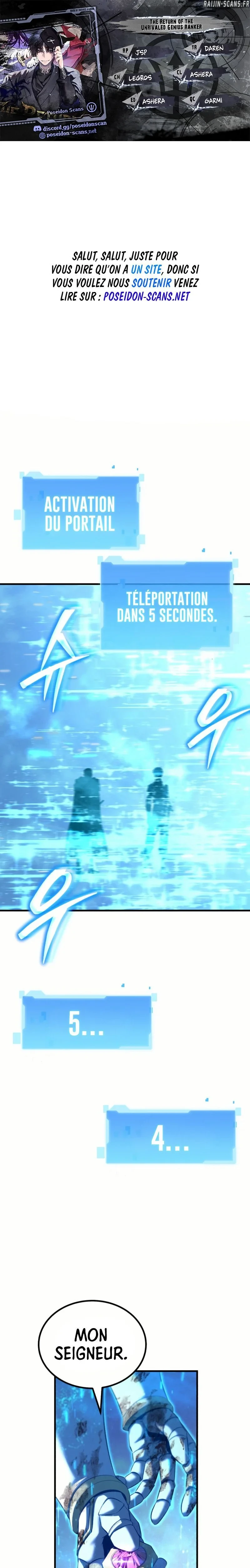 Read The Return of the Unrivaled Genius Ranker FR Manga Online