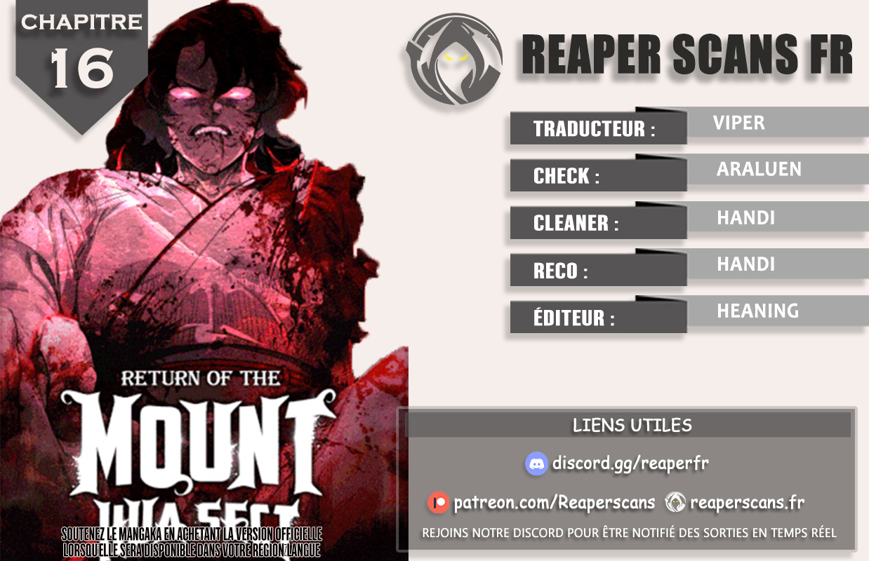 Read The Returns of The Mount Hua Sect FR Manga Online
